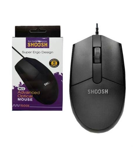 ماوس باسیم شوش مدل M22 ( 12 ماه گارانتی گسترش امواج کرخه)