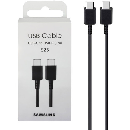 کابل شارژ سامسونگ S25 ( SAMSUNG ) دو سر Type C پک دار صدرصد اورجینال