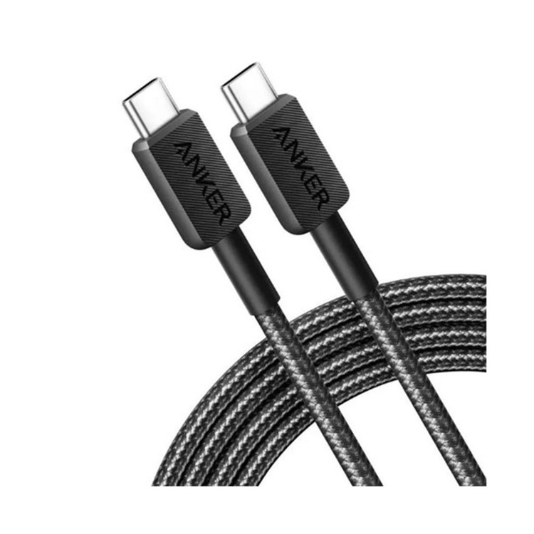 کابل شارژ USB به Type-C انکر (Anker) مدل A81H5H11 (گارانتی 18ماهه حافظه طلایی ایستا)