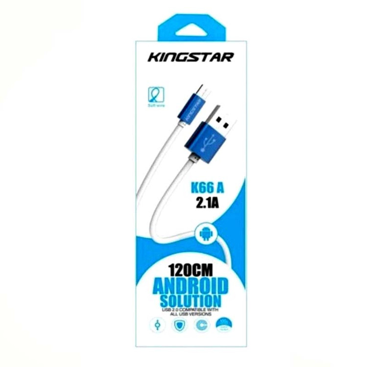کابل شارژ USB به Micro USB کینگ استار ( KINGSTAR ) مدل K66A