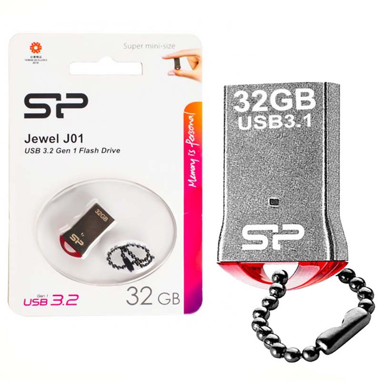 فلش مموری سیلیکون پاور USB 3.2 مدل Jewel J01 ظرفیت 32 گیگابایت(گارانتی 60 ماهه متین)