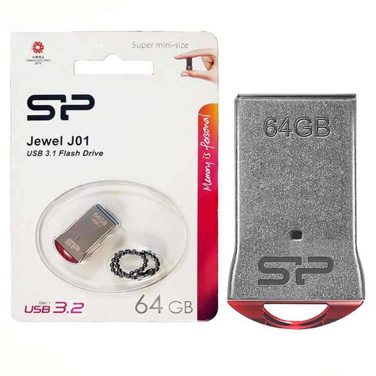 فلش مموری سیلیکون پاور USB 3.2 مدل Jewel J01 ظرفیت 64 گیگابایت(گارانتی 60 ماهه متین)