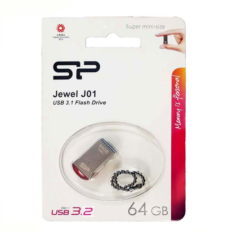 فلش مموری سیلیکون پاور USB 3.2 مدل Jewel J01 ظرفیت 64 گیگابایت(گارانتی 60 ماهه متین)