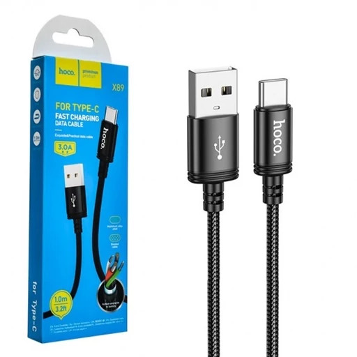 کابل شارژ USB به Type-Cهوکو ( hoco ) مدل X89 ( گارانتی 12ماه پژواک رایانه فردا )
