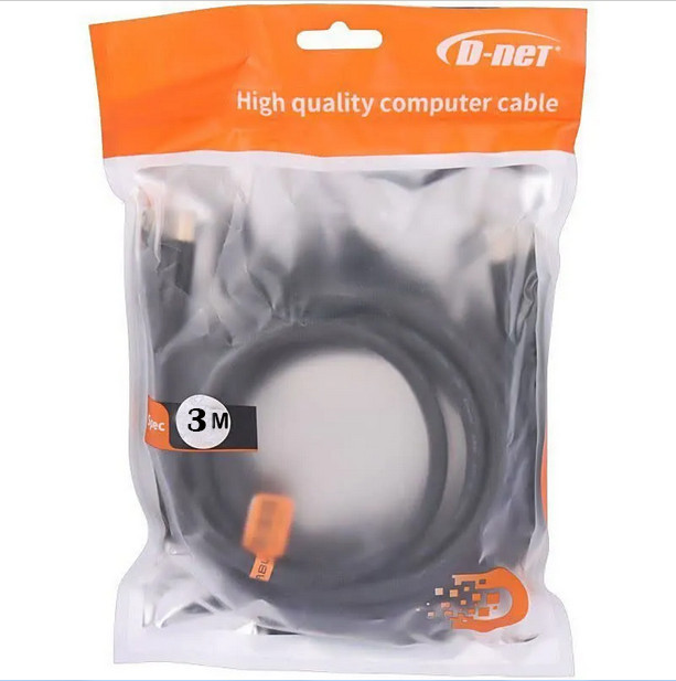 کابل تصویر HDMI دی نت (D - net) 4K متراژ 3 متر